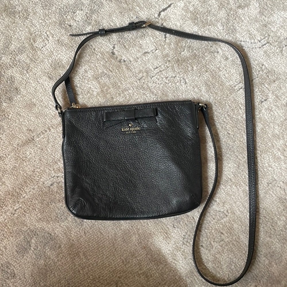 Kate Spade black crossbody purse